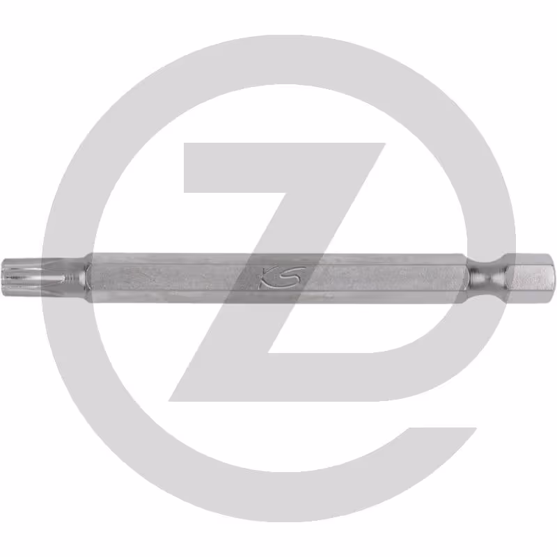 KS Tools 1/4" Embout de vissage TX percé CLASSIC, 75mm, TB27, pack de 5
