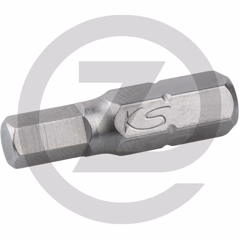 KS Tools 1/4" Embouts de vissage, 6 pans 2,5mm, 25mm, S2