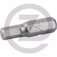 KS Tools 1/4" Embouts de vissage, 6 pans 2,5mm, 25mm, S2