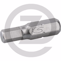 KS Tools 1/4" Embouts de vissage, 6 pans, 2mm, 25mm, S2