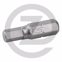 KS Tools 1/4" Embouts de vissage 6 pans CLASSIC, 25mm, 5mm, pack de 5