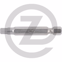KS Tools 1/4" Embouts de vissage 6 pans CLASSIC, 50mm, 1,5mm