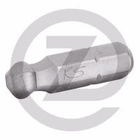 KS Tools 1/4" Embouts de vissage 6 pans CLASSIC avec tête arrondie, 7/32"