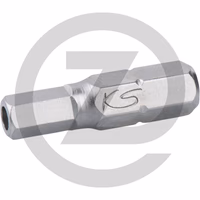 KS Tools 1/4" Embouts de vissage 6 pans percé CLASSIC, 25mm, 3mm