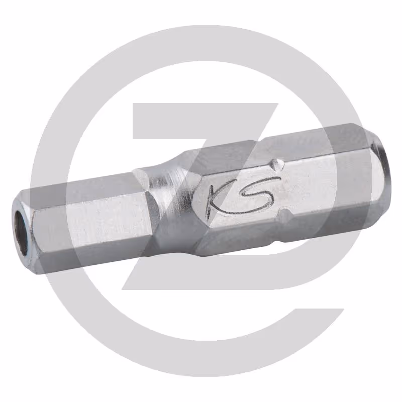 KS Tools 1/4" Embouts de vissage 6 pans percé CLASSIC, 25mm, 5/16"