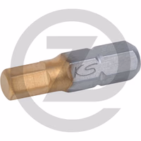 KS Tools 1/4" Embouts de vissage 6 pans TIN, 25 mm, 6 mm