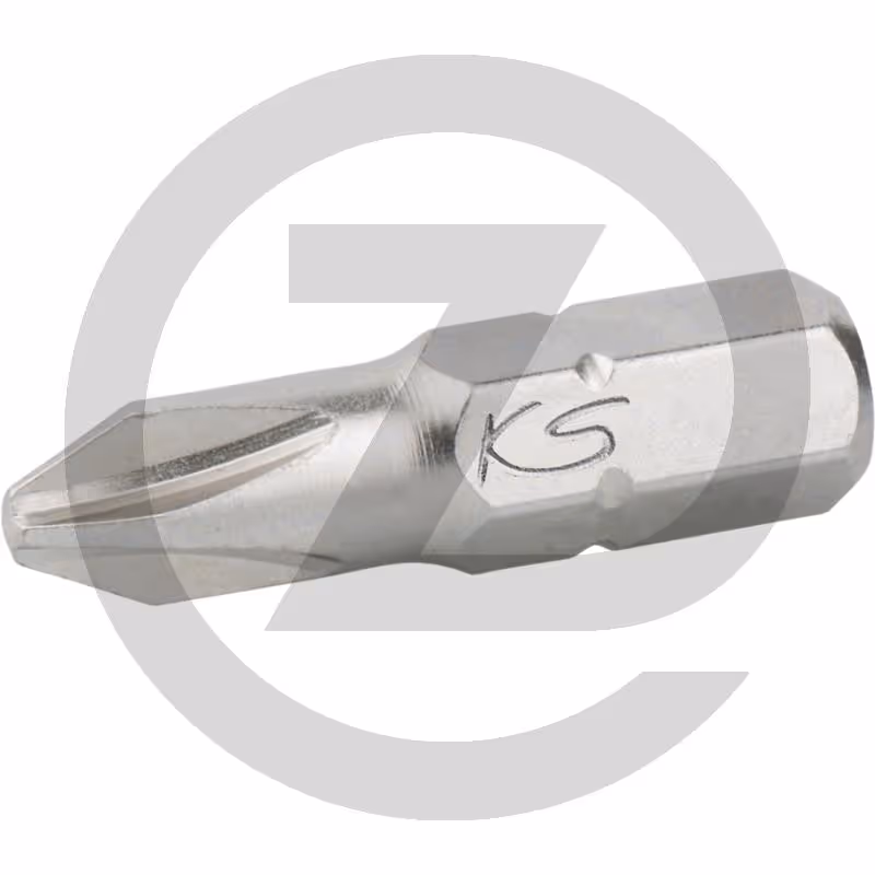 KS Tools 1/4" Embouts de vissage PHILLIPS CLASSIC, 25 mm, PH0