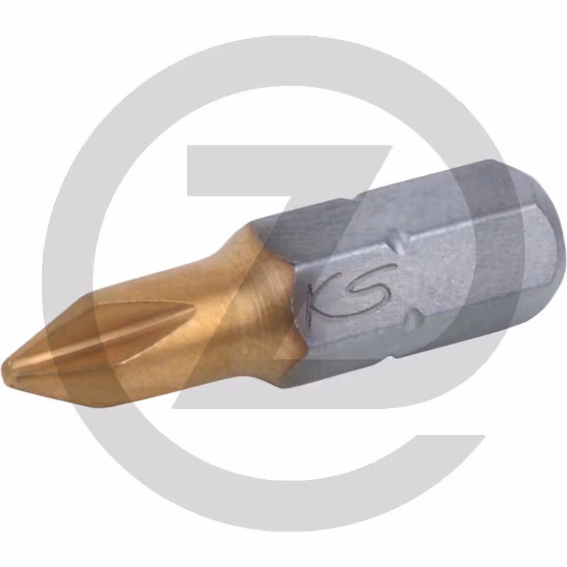 KS Tools 1/4" Embouts de vissage PHILLIPS TIN, 50 mm, PH2