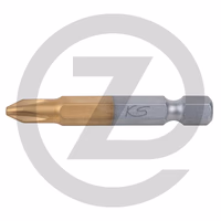 KS Tools 1/4" Embouts de vissage PHILLIPS TIN, 50mm, PH2, pack de 5