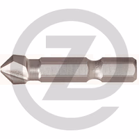 KS Tools 1/4" Forets aléseurs HSS 90° sur porte-embouts, 6,3 mm