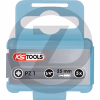 KS Tools 1/4" INOX Embouts, 5p., 25mm, PZ3