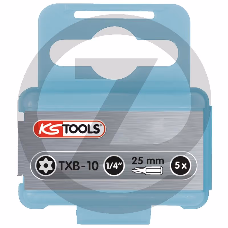 KS Tools 1/4" INOXplus® Bit pour TX-Schrauben mit Stirnlochbohrung, 25mm, TB40