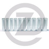 KS Tools 1/4" Jeu de douilles 12 pans, longues, 10 pcs.