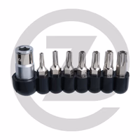 KS Tools 1/4" Jeu de douilles tournevis 5 pans percé CLASSIC, 8 pcs.