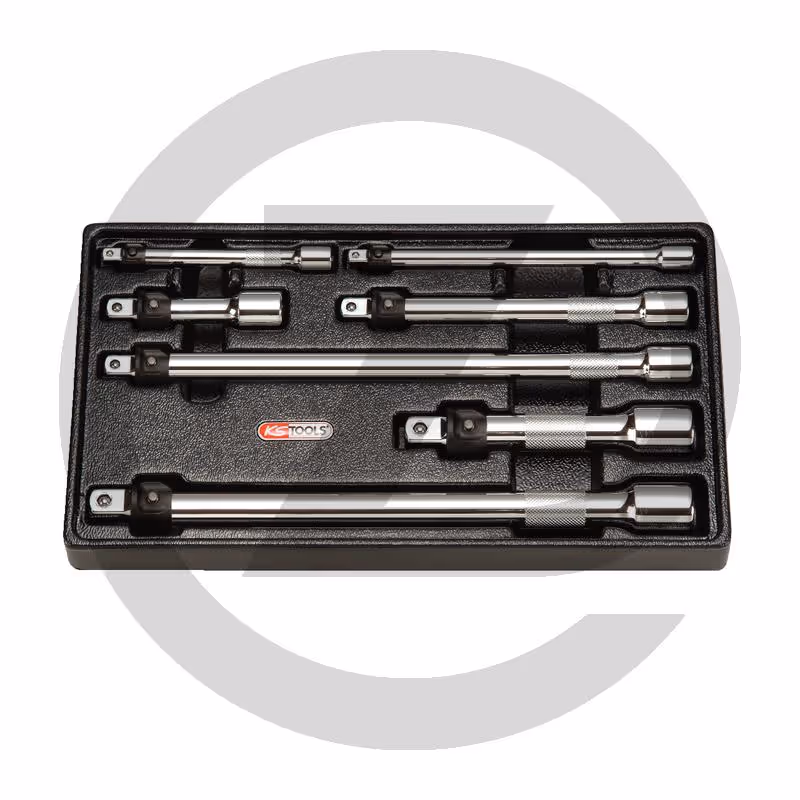 KS Tools 1/4" Jeu de rallonges à verrouillage CHROMEplus, 3 pcs.