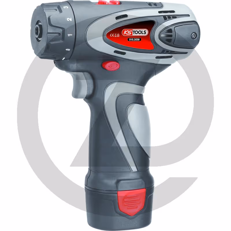 KS Tools 1/4'' Visseuse sur batterie, 24Nm, 400 Tr/min 10,8V, avec 2 batteries et chargeur