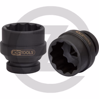 KS Tools 1" Douilles, 12 pans, 55mm