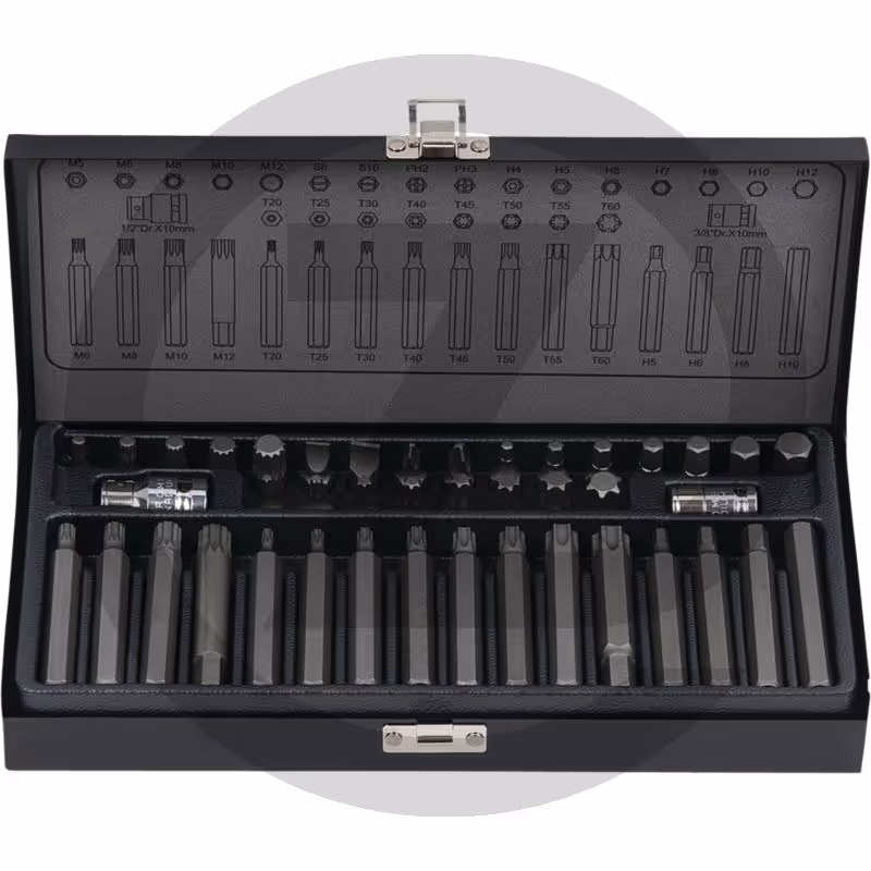 KS Tools 10mm Coffret d'embouts CLASSIC, 15 pcs., 6 pans