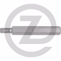 KS Tools 10mm Embout de vissage TX percé CLASSIC, 75mm, TB30