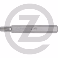 KS Tools 10mm Embout de vissage TX percé CLASSIC, 75mm, TB50