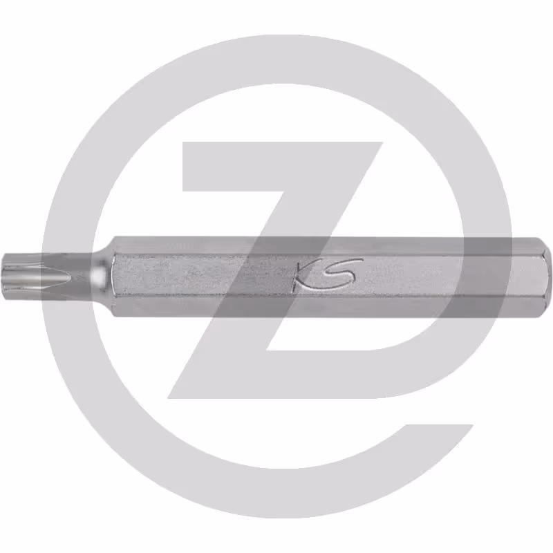 KS Tools 10mm Embout de vissage TX percé CLASSIC, 75mm, TB60