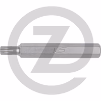 KS Tools 10mm Embout de vissage TX percé CLASSIC, 75mm, TB60