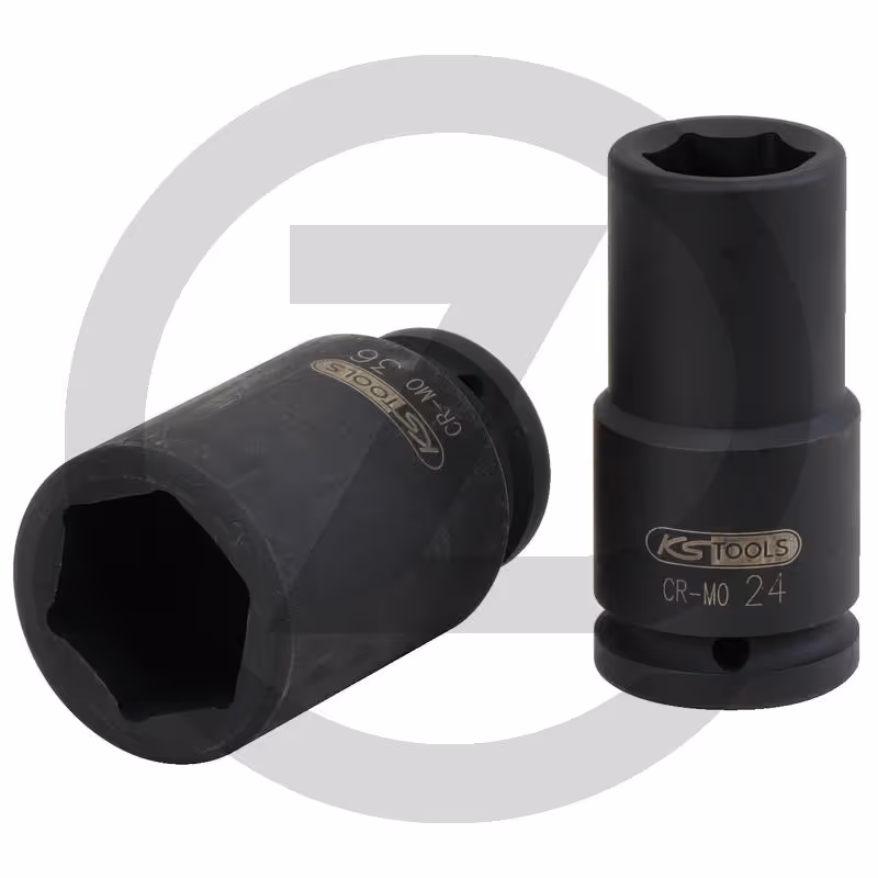 KS Tools 3/4" Douille d'impact 6 pans, longue, 90 mm 43 mm