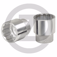 KS Tools 3/4" Douilles 12 pans, courtes, 46 mm