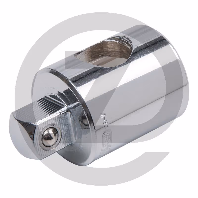 KS Tools 3/8" Augmentateur réducteur pour poignée coulissante CHROMEplus, 1/2"F x 3/8"M