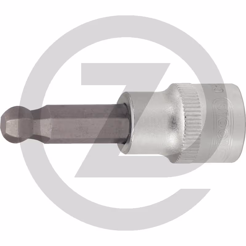 KS Tools 3/8" Douilles tournevis 6 pans intérieur à tête sphérique, 5 mm