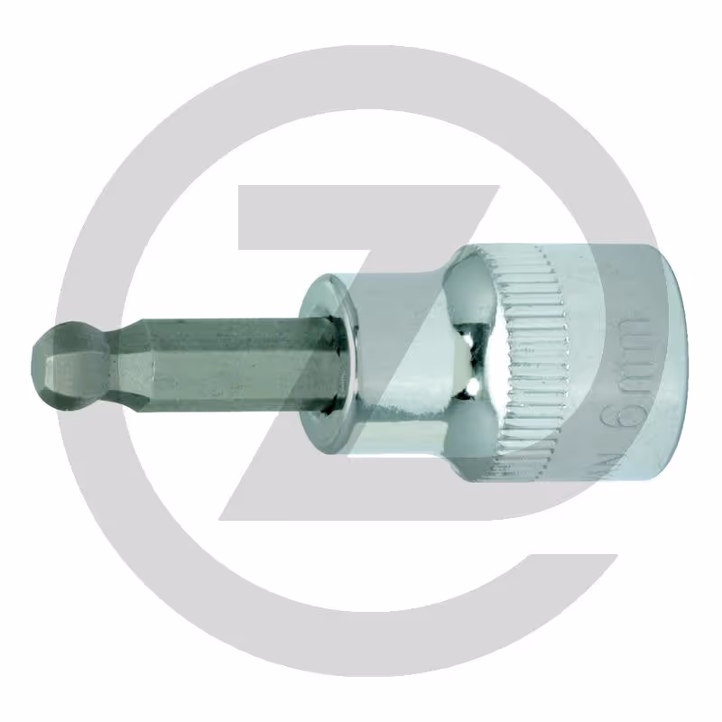 KS Tools 3/8" Douilles tournevis 6 pans intérieur CHROMEplus,Kugelkopf,7mm