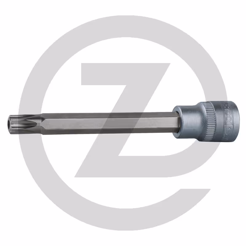 KS Tools 3/8" Douilles tournevis TX percé, longues, TB60