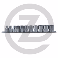 KS Tools 3/8" Jeu de douilles 6 pans CLASSIC, 11 pcs. 8-19 mm