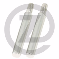 KS Tools Adaptateur rond, 8mm, pack de 2