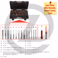 KS Tools Assortiment d'extracteurs de cosses PL, 14 pcs - 14 pièces