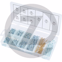 KS Tools Assortiment de clous - 550 pièces, livré dans un coffret en plastique