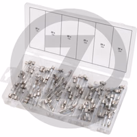 KS Tools Assortiment de fusibles verres, 5-30A, 120 pcs.