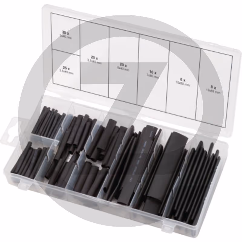 KS Tools Assortiment de gaines thermo-rétractables, 100 pcs.