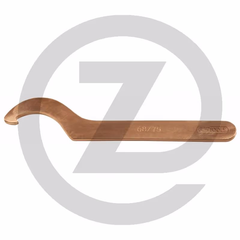 KS Tools BRONZEplus Hakenschlüssel mit Nase, 135-145mm
