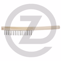 KS Tools Brosse métallique, fils en acier, 3 rangs, 290 mm - 290 mm