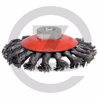 KS Tools Brosses acier inoxydable ovales meuleuse