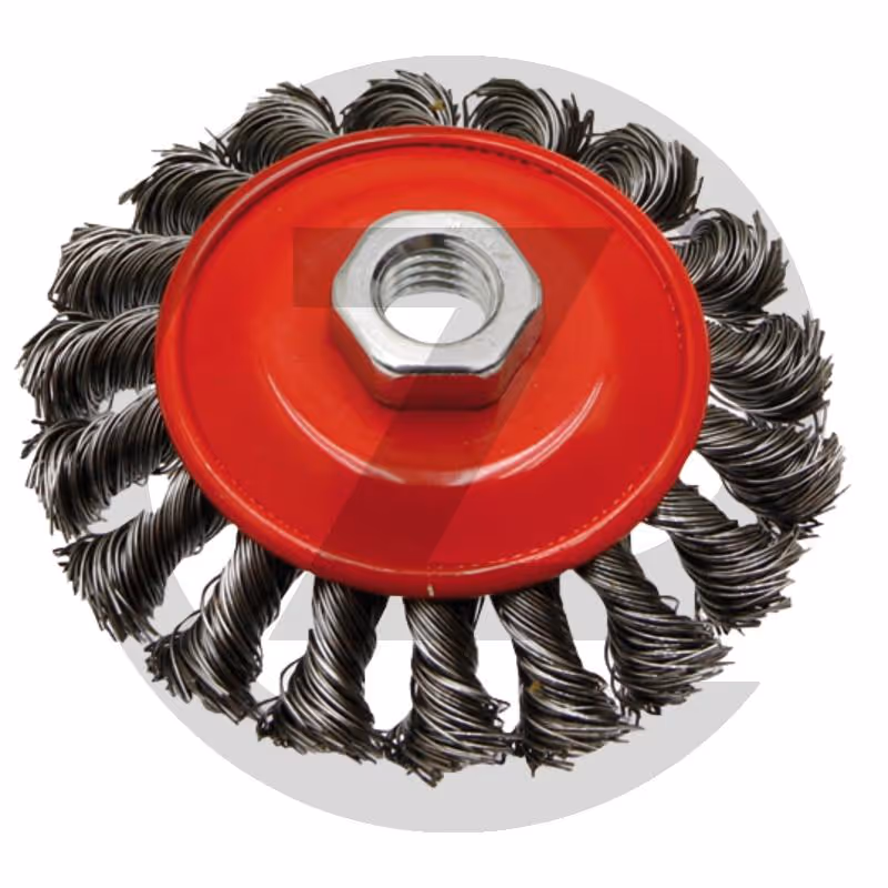 KS Tools Brosses acier ovales meuleuses 0,5mm, Ø