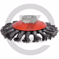 KS Tools Brosses acier ovales meuleuses 0,5mm, Ø
