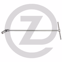 KS Tools Clé longue articulée à poignée en T, 15 mm CLASSIC