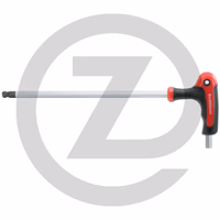 KS Tools Clé mâle 6 pans à tête sphérique ERGOTORQUEplus®, poignée en T, 7mm