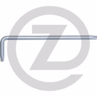 KS Tools Clé mâle CLASSIC TX® percée, longue, TB4