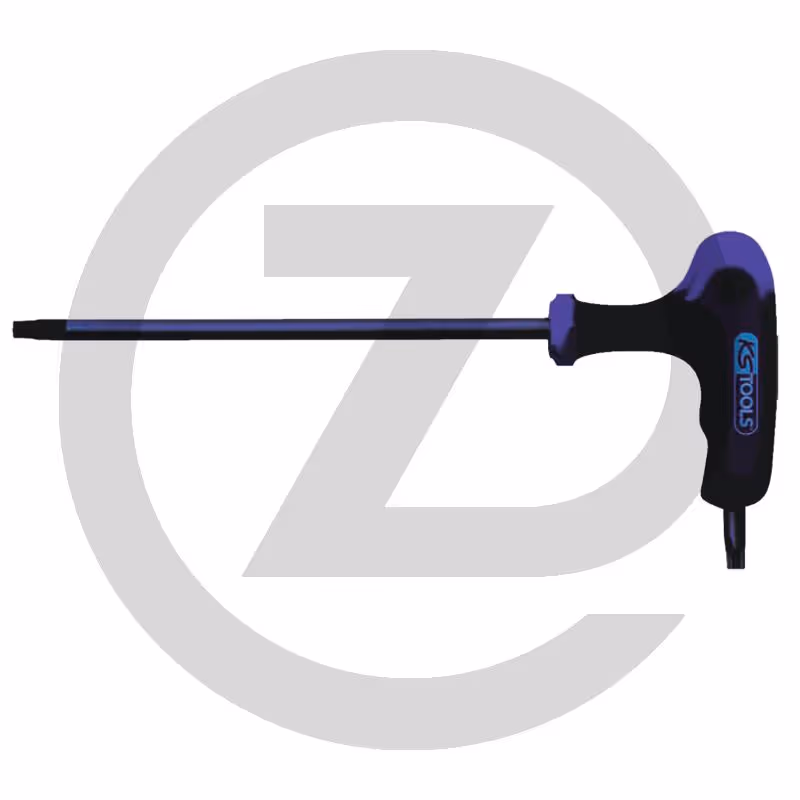 KS Tools Clé mâle ERGOTORQUEplus® TX® percée, poignée en T, TB25