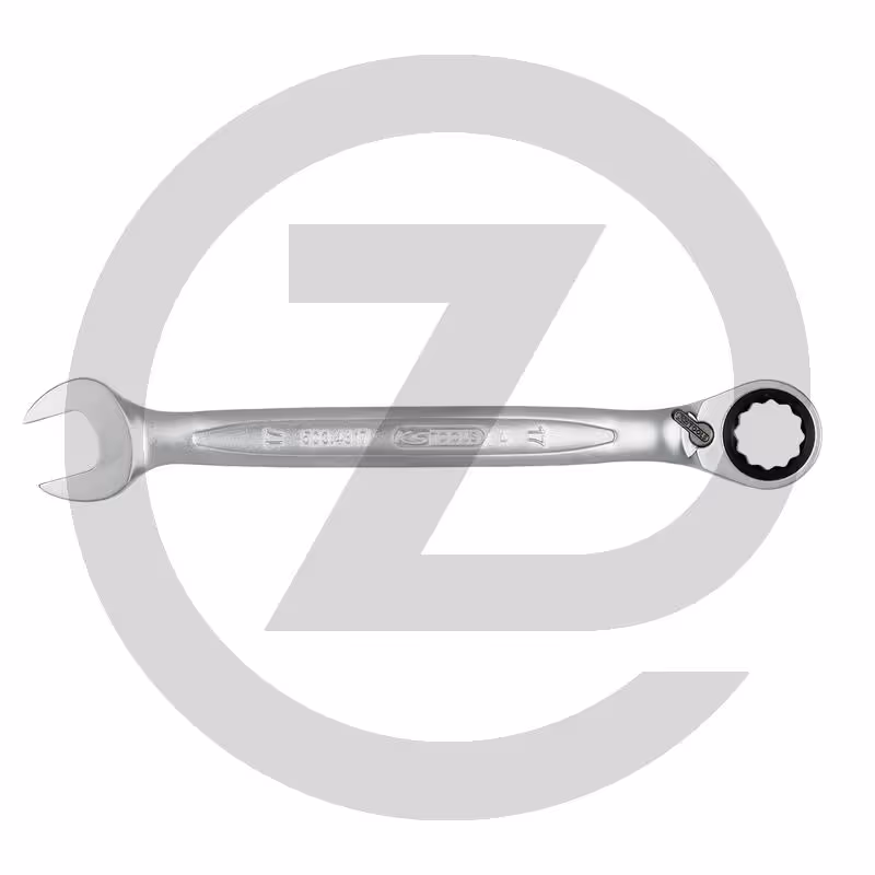 KS Tools Clé mixte à cliquet réversible, 19 mm GE