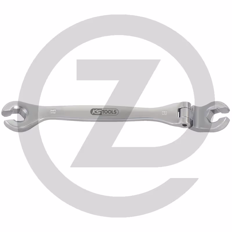KS Tools Clés à tuyauter articulée CHROMEplus, 11mm