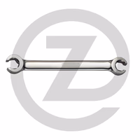 KS Tools Clés à tuyauter têtes coudées CHROMEplus, 7/16"x1/2"